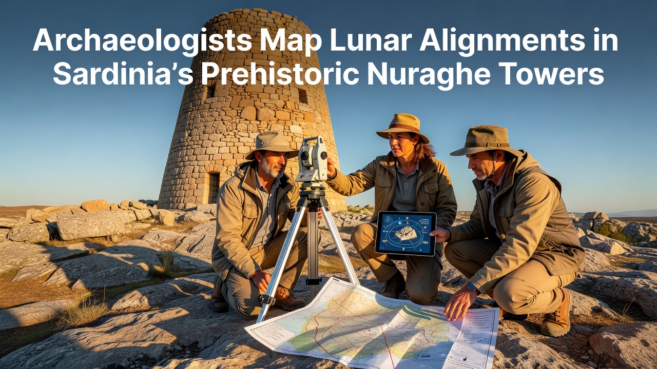Sardinian Nuraghe Towers Reveal Lunar Alignments Through Recent Archaeological Mapping