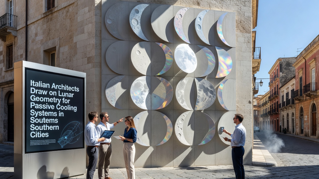 Italian Architects Apply Lunar Geometry Principles to Passive Cooling in Southern Urban Centers